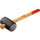 SPARTA 1130g 89mm gumikalapács fekete