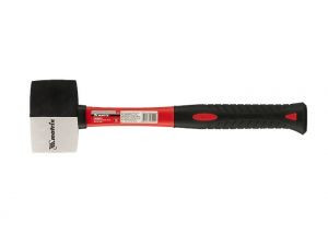 450g gumikalapács fekete- fehér