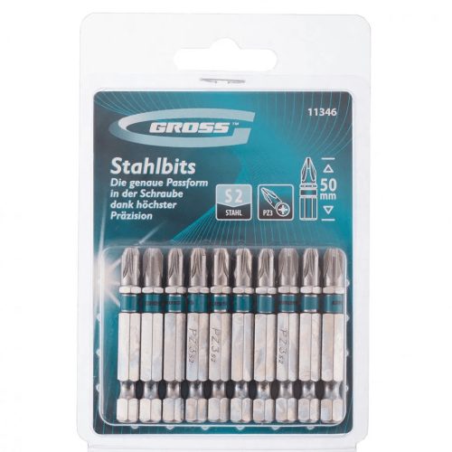 GROSS PZ3x50mm 10db professional bitkészlet