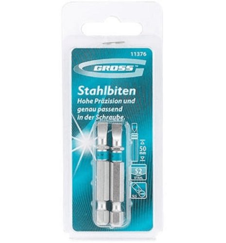 GROSS SL5.0x50mm 2db professional bit S2 acél
