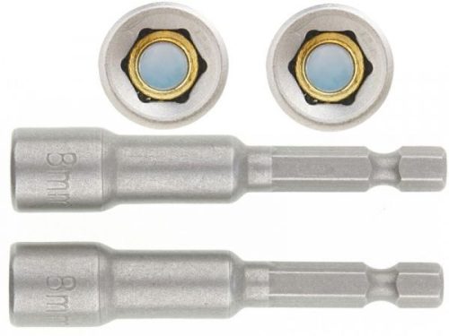 MTX 8x65mm mágneses dugókulcs fej csavarozóba 2db CrV