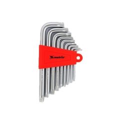 torx fényes extra hosszú kulcsszett T10-T50 CrV 9db