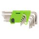 SPARTA torx fényes  kulcsszett T10-T50 CrV 9db