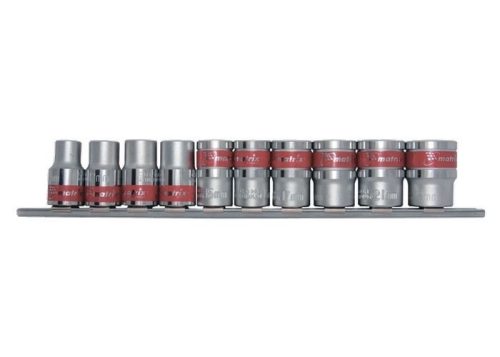 10-22mm 1/2 hatlapfejű 10db-os dugókulcs készlet