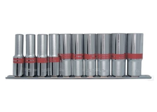 8-19mm 3/8 hatlapfejű dugókulcs készlet 10db