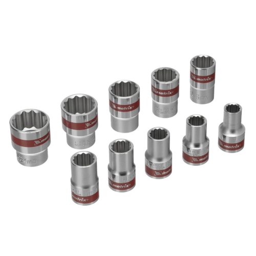 10-24mm 1/2 biHexagonal dugókulcs készlet 10db