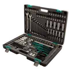 Szerszámkészlet kofferben 216 db-os 3/8- 1/2- 1/4 Cr-V S2