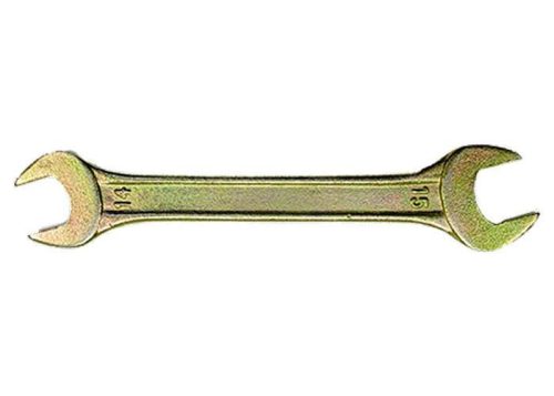 30x32mm kettős villás csavarkulcs sárga