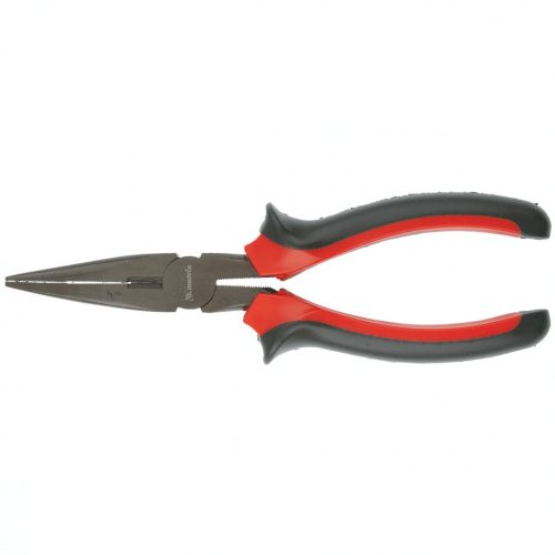 200mm BlackNickel kúpos hosszú csőrű fogó két komponensű nyél