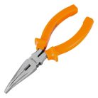 SPARTA 160mm hajlított hosszú kúpos fogó műanyag fogantyúval, csiszolt CLASSIC LINE