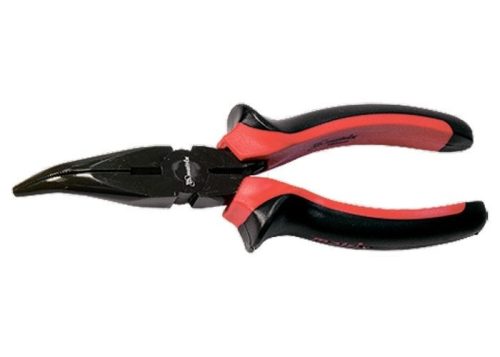 MTX 160mm Black Nickel kúpos hajlított hosszú csőrű fogó