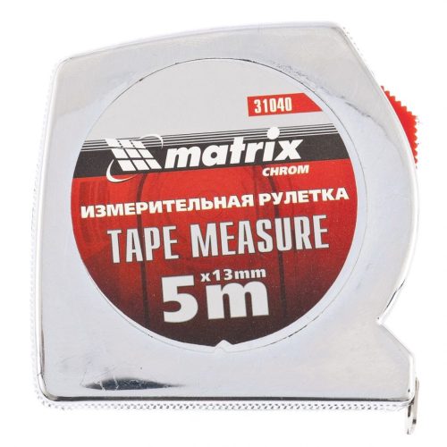 5mx13mm CHROME mérőszalag kétoldalas
