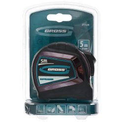 GROSS 5mx25mm professional mérőszalag kétoldalas