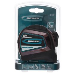 GROSS 8mx25mm professional mérőszalag kétoldalas