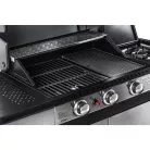 FIELDMANN 9kW/2,5kW, 3+1 égőfejes INOX gáz grill FZG 3011