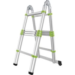 Fieldmann 3,2m teleszkópos aluminium ketteslétra FZZ 4003