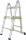 Fieldmann 3,2m teleszkópos aluminium ketteslétra FZZ 4003