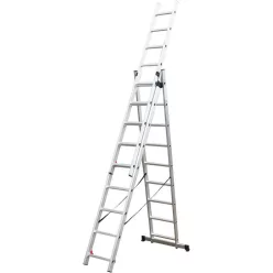 Fieldmann 590cm 3x9 háromrészes ALU létra FZZ 4309