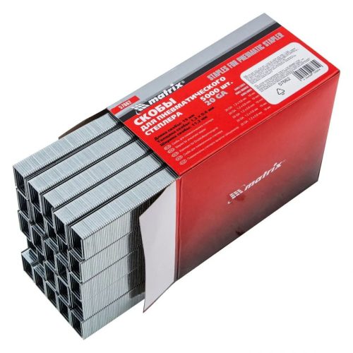 20GA kapocs pneumatikus tűzőgép 19/11,2/0,6mm, 5000db