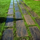 Kőfa fahatású kültéri járólap 