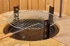 Kör bográcsozó, kerti grill, grillező, szalonnasütő