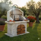 Makarska kerti grill, grillező