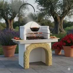 Nádika kerti grill, grillező