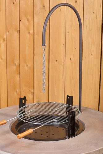 Cortona 3 bográcsozó, kerti grill, grillező, szalonnasütő