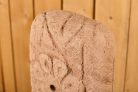 Virágos kerti kút - terracotta színű