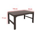 Balion 6+1 kerti bútor garnitúra szett barna