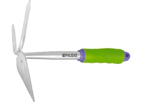PALISAD 2fogas kombinált temetői kiskapa gumírozott nyél Twist&Go