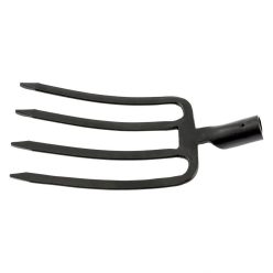   SIBRTEH 180x280mm 4ágú kovácsolt ásóvilla, vasvilla nyél nélkül