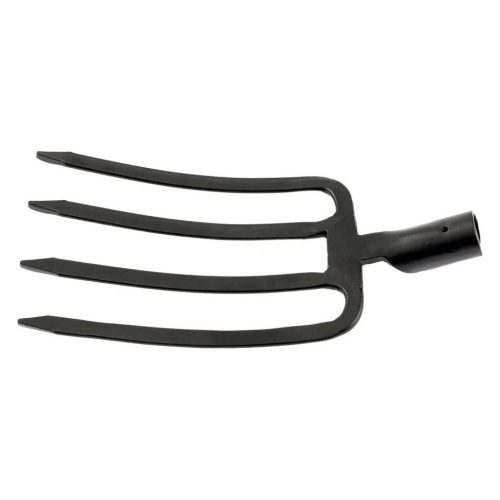 SIBRTEH 180x280mm 4ágú kovácsolt ásóvilla, vasvilla nyél nélkül