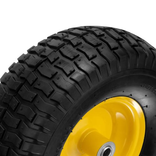 DENZEL 16/6-6, D 360 mm 250 kg kézikocsi/ talicska pótkerék, D- csapágy: 16 mm, tengelyhossz 100 mm