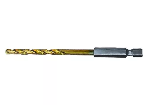 MTX 8,5x 117 mm HEX HSS-TiN spirális fém fúrószár hatszögletű befogással