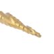MTX 4-20mm HEX lépcsősfúró csavart horony, 2 éllel hatszög befogással TIN