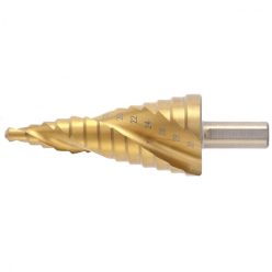   MTX 6-30mm lépcsősfúró csavart horony, 2 éllel háromszög befogással TIN