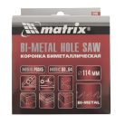 MTX 114mm bi-metal körkivágó fém fa epoxi