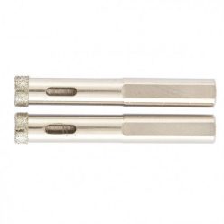   MTX 2db 12x67mm galvanizált gyémánt körkivágó, üveg/kerámia