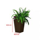 Rattan planter S virágtartó barna