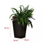 Rattan Planter M virágtartó barna