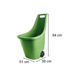 Easy go breeze műanyag kerti talicska 50l rezeda zöld