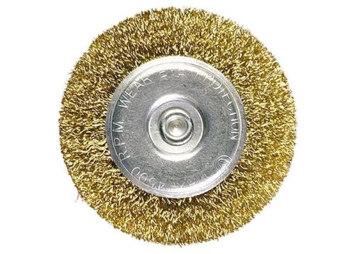 MTX 30x6mm réz drótkorong, kefekorong ütvefúróhoz hullámos