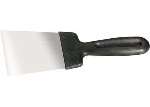 SIBRTEH 80mm spatulya rozsdamentes, műanyag nyéllel