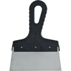 SIBRTEH 150mm spatulya rozsdamentes, műanyag nyéllel