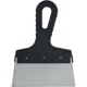 SIBRTEH 150mm spatulya rozsdamentes, műanyag nyéllel