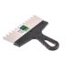 200mm 8x8mm fogazott spatulya rozsdamentes, műanyag nyéllel
