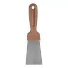 MTX 60 mm INOX acél spakli, spatulya, fa reszelék nyél ECO friendly