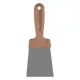 MTX 80 mm INOX acél spakli, spatulya, fa reszelék nyél ECO friendly