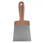 MTX 100 mm INOX acél spakli, spatulya, fa reszelék nyél ECO friendly
